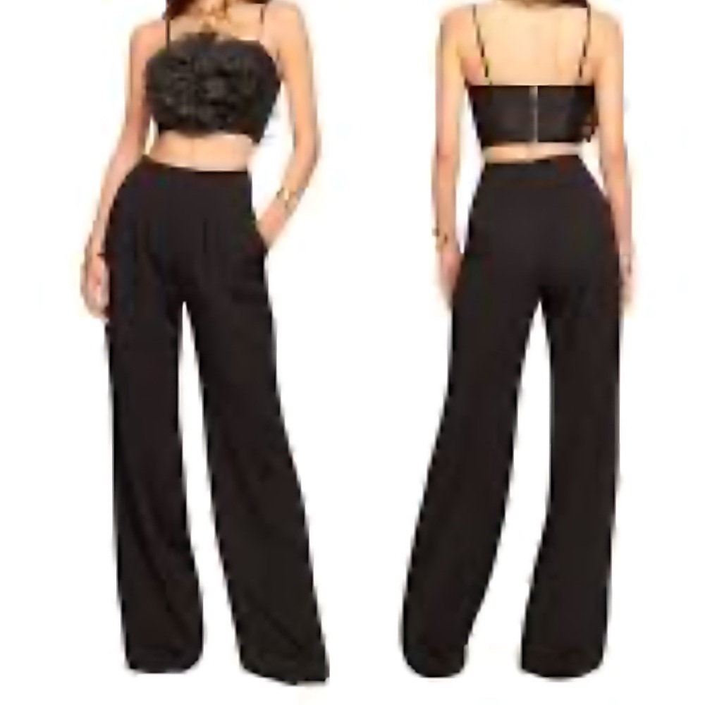 NWT RAMY BROOK Ava Wide leg pants-8